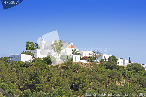 Image of Church of Santa Eularia  des Riu in Ibiza Spain