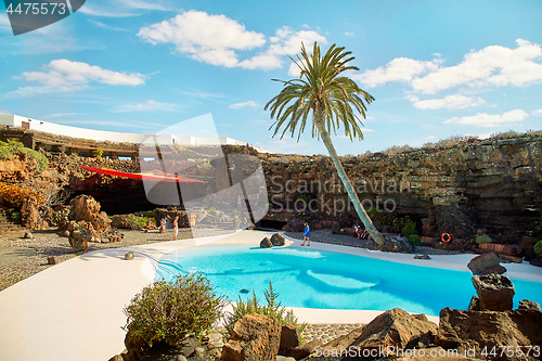 Image of Jameos del Agua pool in Lanzarote