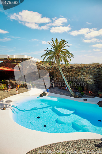 Image of Jameos del Agua pool in Lanzarote