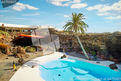 Image of Jameos del Agua pool in Lanzarote