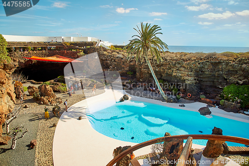 Image of Jameos del Agua pool in Lanzarote