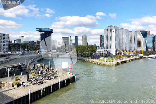 Image of panoramic view of Rotterdam