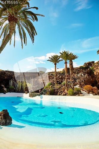 Image of Jameos del Agua pool in Lanzarote
