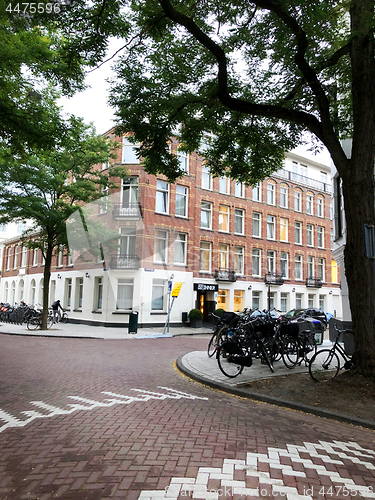 Image of View of Old Amsterdam street