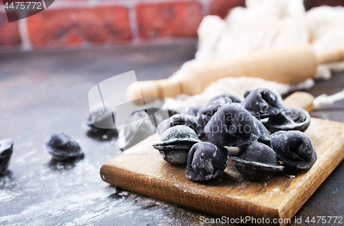 Image of black pelmeni