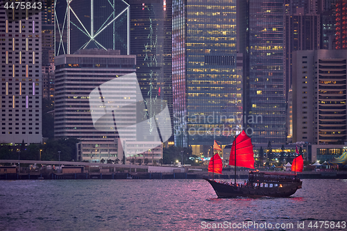 Image of Hong Kong skyline. Hong Kong, China