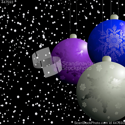 Image of christmas balbels flurry