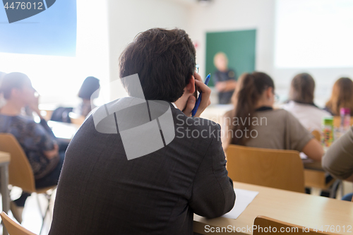 Image of Lecturer at university.