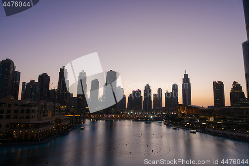 Image of musical fountain in Dubai