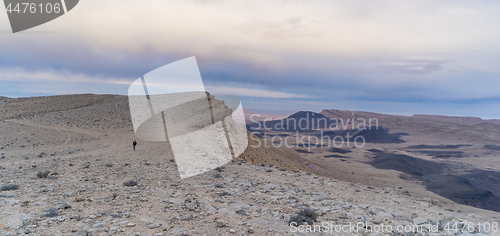 Image of Desert panorama in Israel Ramon crater