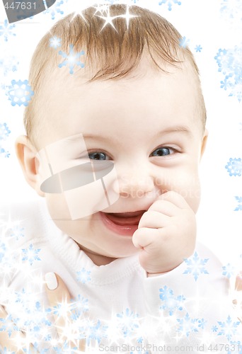 Image of laughing baby