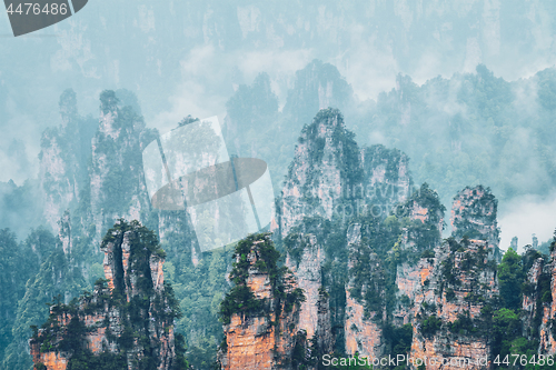 Image of Zhangjiajie mountains, China