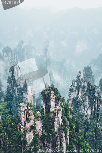 Image of Zhangjiajie mountains, China