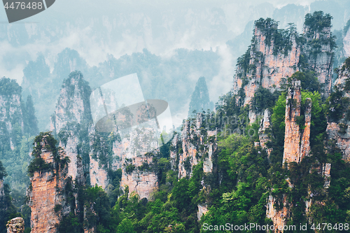 Image of Zhangjiajie mountains, China