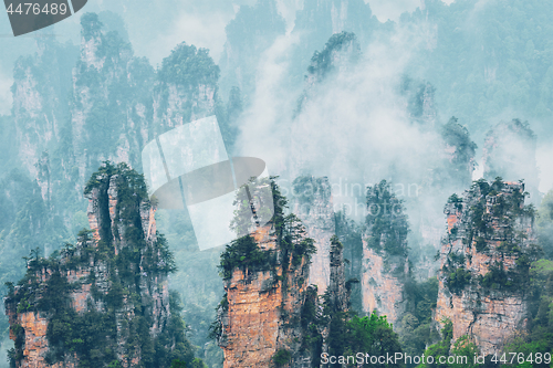 Image of Zhangjiajie mountains, China