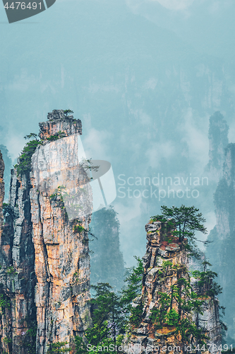 Image of Zhangjiajie mountains, China