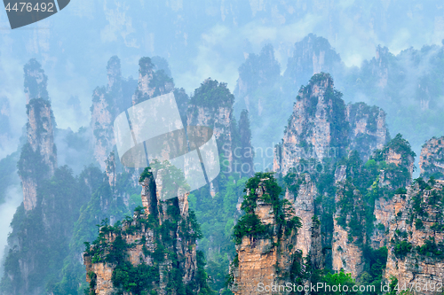 Image of Zhangjiajie mountains, China