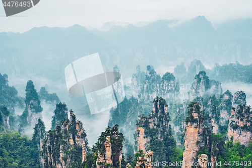 Image of Zhangjiajie mountains, China