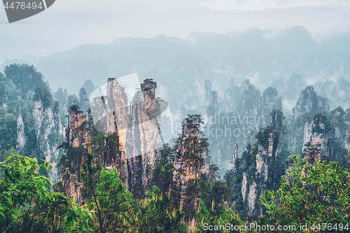 Image of Zhangjiajie mountains, China