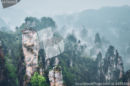 Image of Zhangjiajie mountains, China