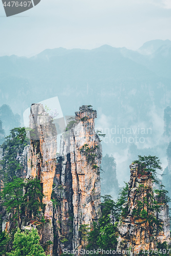 Image of Zhangjiajie mountains, China