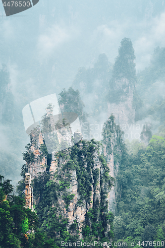 Image of Zhangjiajie mountains, China