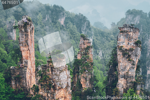 Image of Zhangjiajie mountains, China