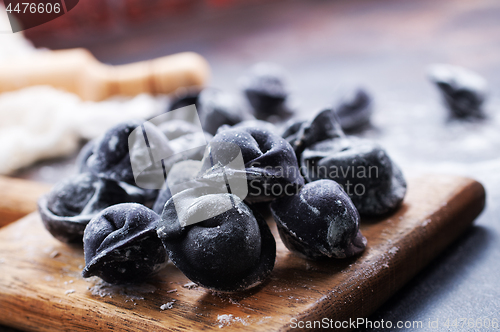 Image of black pelmeni