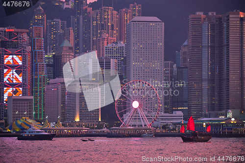Image of Hong Kong skyline. Hong Kong, China