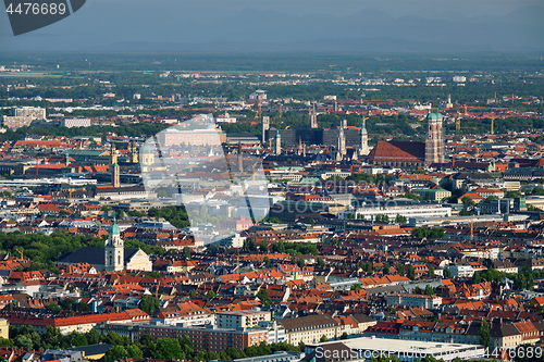 Image of Aerial view of Munich. Munich, Bavaria, Germany