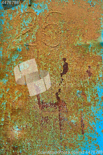 Image of Dirty rusty metal surface