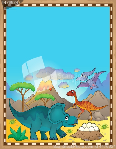 Image of Dinosaur theme parchment 3