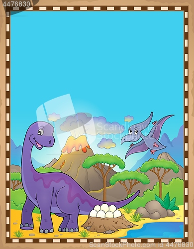 Image of Dinosaur theme parchment 2