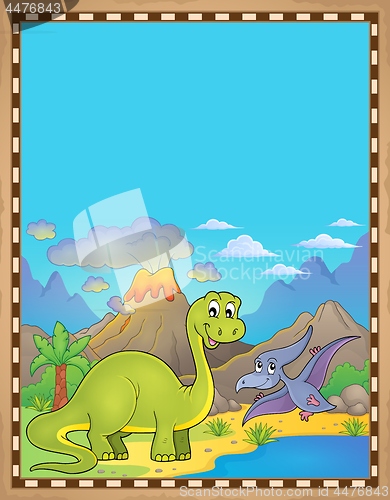 Image of Dinosaur theme parchment 6