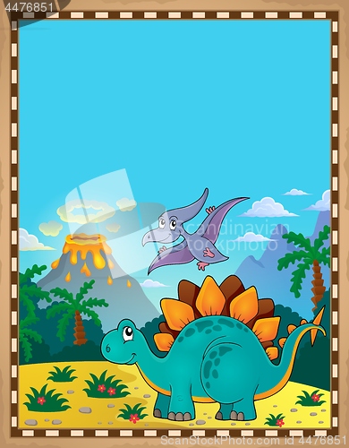 Image of Dinosaur theme parchment 5