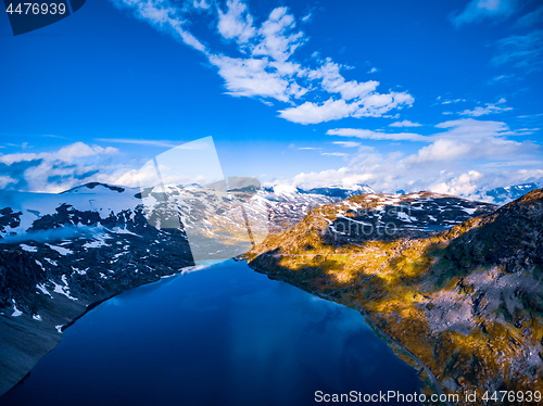 Image of Beautiful Nature Norway aerial photography.