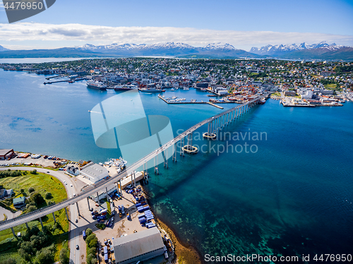 Image of Atlantic Ocean Road aerial photography.