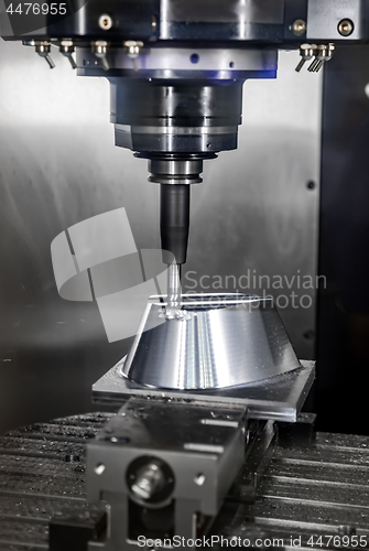 Image of Metalworking CNC milling machine.