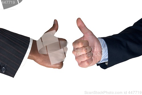 Image of Thumbs up for two