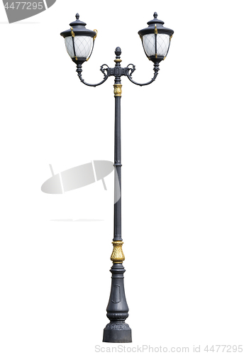 Image of Street lamppost, isolated