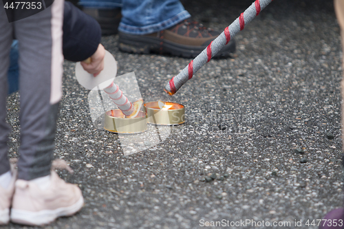 Image of Marching with Torches