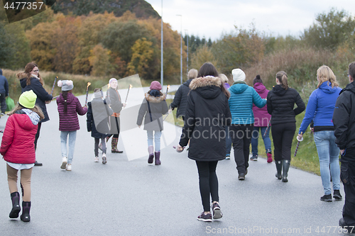 Image of Marching with Torches