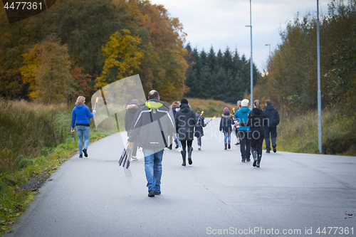 Image of Marching with Torches