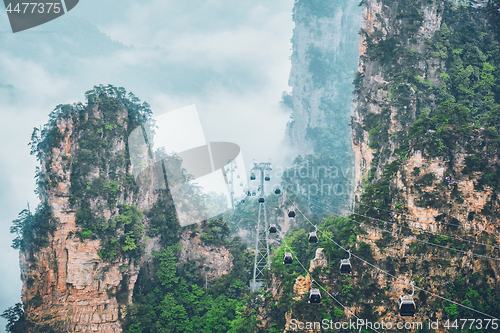 Image of Zhangjiajie mountains, China