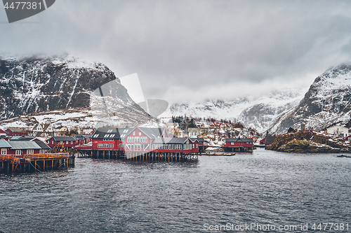 Image of A village on Lofoten Islands, Norway