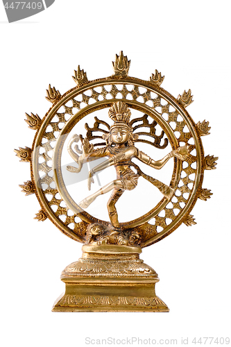 Image of Statue of Shiva Nataraja - Lord of Dance isolated