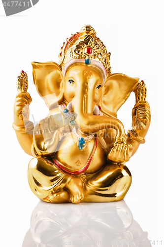 Image of Ganesha statue on white