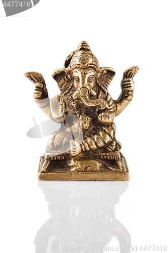 Image of Ganesha statue on white