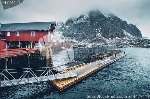 Image of A village on Lofoten Islands, Norway