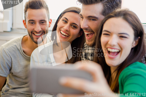 Image of A selfie with friends